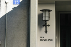 (Wettstein-)Basilisk, Schützenmattstrasse 35